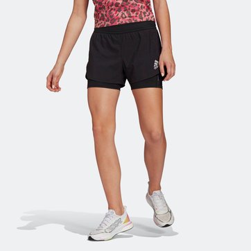 R RUNVEL Short de course avec poches pour femme Taille haute