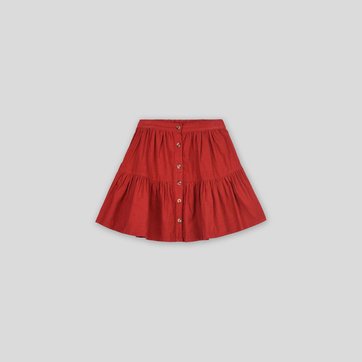 Jupe Velours Rouge La Redoute