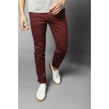 Jean rouge bordeaux homme | La Redoute