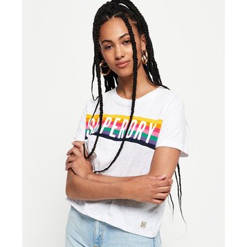 tee shirt femme arc en ciel