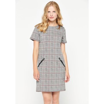 robe a carreau gris