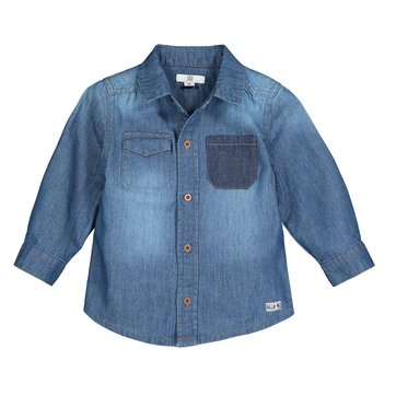 Camisa de ganga, 1 mês-3 anos LA REDOUTE COLLECTIONS