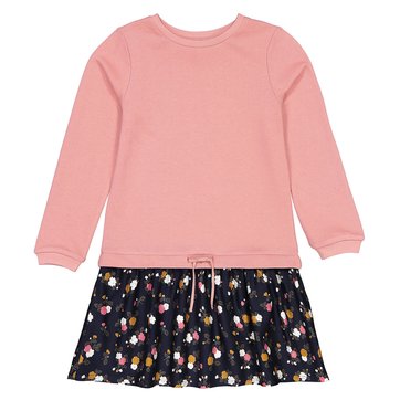Vestido efeito 2 em 1, mangas compridas, 3-12 anos LA REDOUTE COLLECTIONS