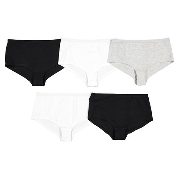 Lote de 5 shorties, 10-16 anos LA REDOUTE COLLECTIONS