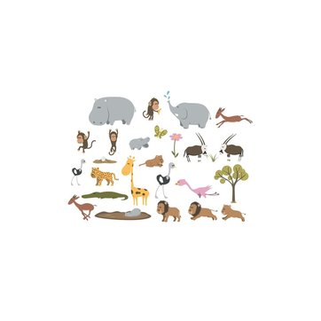 Stickers Savane Chambre Bebe La Redoute