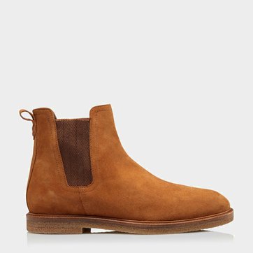 bottine homme en daim