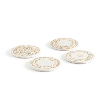 4er-Set Glas-Untersetzer Rustic Summer LA REDOUTE INTERIEURS