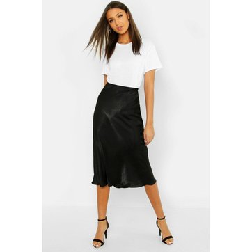 Jupe noire droite genoux Clearance