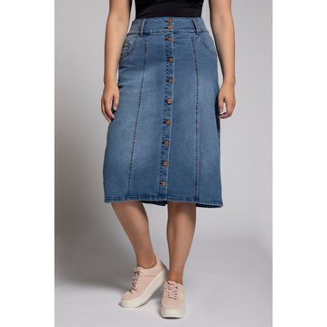 Jupe jean femme grande taille | La Redoute