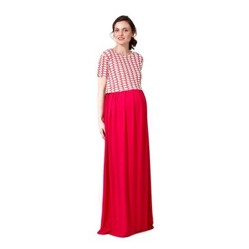 robe grossesse mariage rose