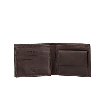 Homme Portefeuille Noir Nappa Nuvola Pelle Tiberio