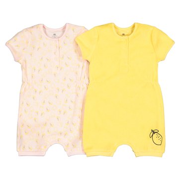 2er-Pack kurze Baby-Overalls aus Frottee, 0-2 Jahre 2er-Pack kurze Baby-Overalls aus Frottee, 0-2 Jahre LA REDOUTE COLLECTIONS