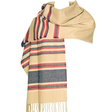 HBC Stripes Écharpe rayée en mélange de laine
