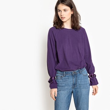 Camisola com detalhes nas mangas LA REDOUTE COLLECTIONS