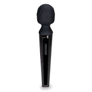 Vibromasseur Fantasy Wand Noir – 2 Embouts, En Silicone, Neuf
