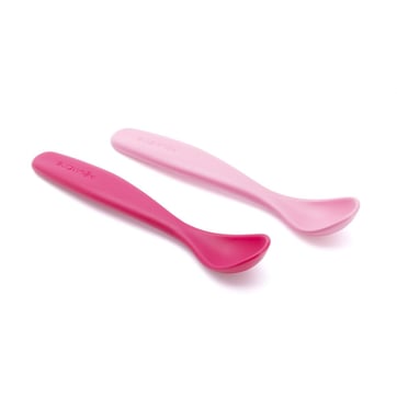 Lot De 4 Cuillères En Silicone Extra Doux Pour Bébé - Sans BPA, Lavables Au Lave-Vaisselle - Couleurs Vives - 3