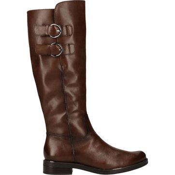 botte cavaliere marron femme