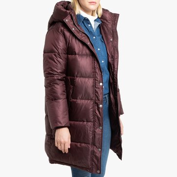 Chaqueta acolchada semilarga con capucha LA REDOUTE COLLECTIONS