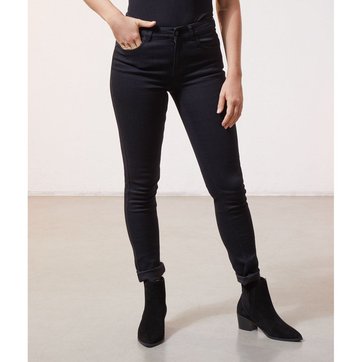 Jean Slim Simili Cuir Noir Femme La Redoute