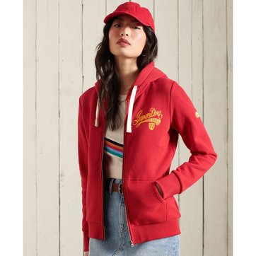 Sweat Capuche Rouge Femme La Redoute