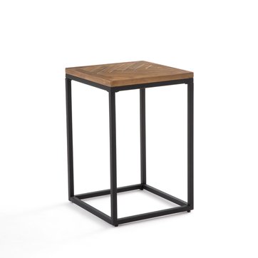 Bout de canapé métal et bois, H60 cm, Nottingham LA REDOUTE INTERIEURS