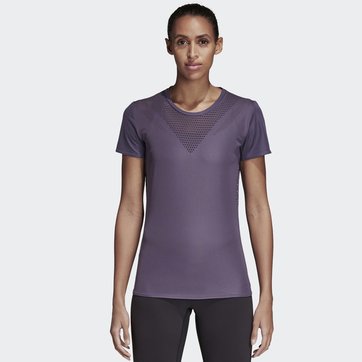 T-shirt de gola redonda, mangas curtas adidas Performance