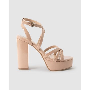 chaussure mariage talon large