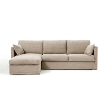 Canape D Angle Convertible Beige La Redoute
