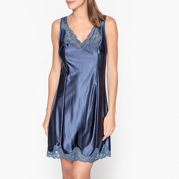 Combinação fabricada em França, em renda de calais LA REDOUTE COLLECTIONS