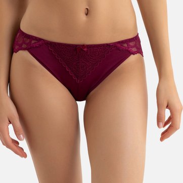 Cuecas em renda e tule bordado LA REDOUTE COLLECTIONS