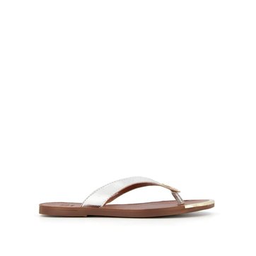 sandales entredoigt cuir femme