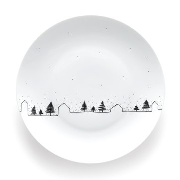 4er-Set flache Teller Miwin LA REDOUTE INTERIEURS