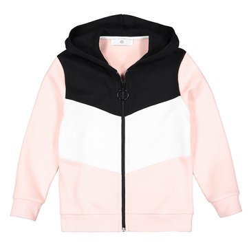 Sweat com fecho e capuz, em moletão, 3-14 anos LA REDOUTE COLLECTIONS