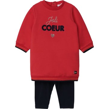 CARREMENT BEAU T-Shirt volant/é en Coton Bio Bebe Couche