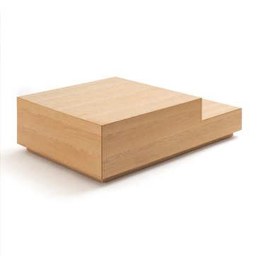 Flacher Tisch Isatis, kompakte Form, furniert LA REDOUTE INTERIEURS