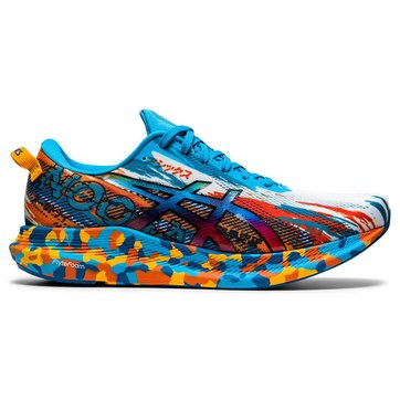 asics bleu orange