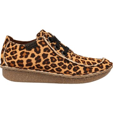 derbies leopard femme