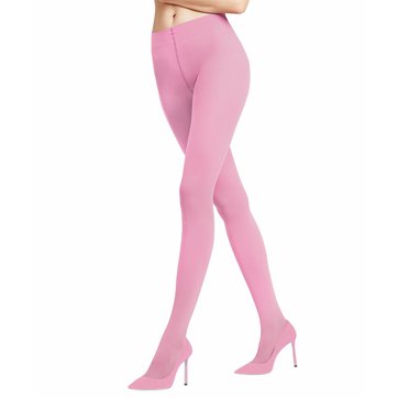 collant rose poudre femme