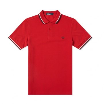 polo fred perry rouge