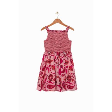 robe rose framboise