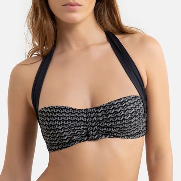 Haut de maillot de bain bandeau imprimé graphique LA REDOUTE COLLECTIONS