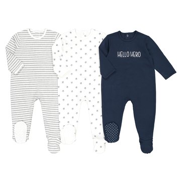 baby boy fleece sleepsuits