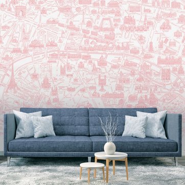 Papier Peint Rose La Redoute