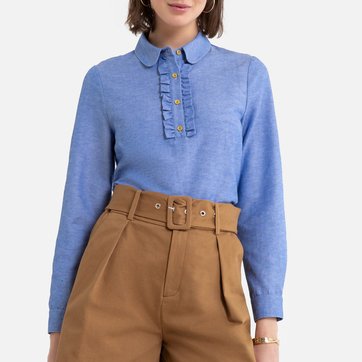 Chambray-Bluse mit langen Ärmeln LA REDOUTE COLLECTIONS