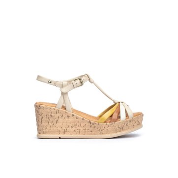 compensé beige femme
