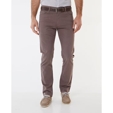 Pantalon 3/4 Chic Marron Jean Bourget - Taille 14, Occasion En Très Bon état