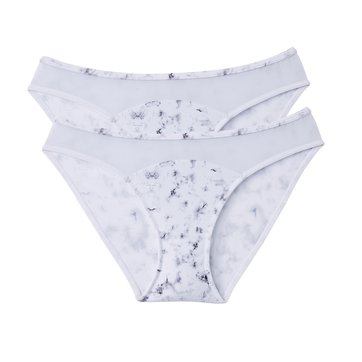 Lote de 2 cuecas em microfibra e tule LA REDOUTE COLLECTIONS