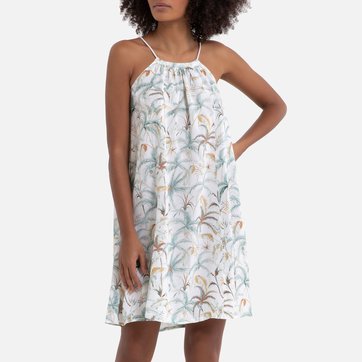 Nuisette sans manches imprimée en viscose LA REDOUTE COLLECTIONS