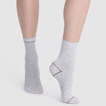 Meias Coton Plumetis (lote de 2 pares) DIM
