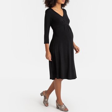 Vestido largo para grávida LA REDOUTE MATERNIDADE